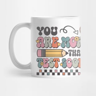 Testing Day Groovy You Are More Than A Test Score Mug